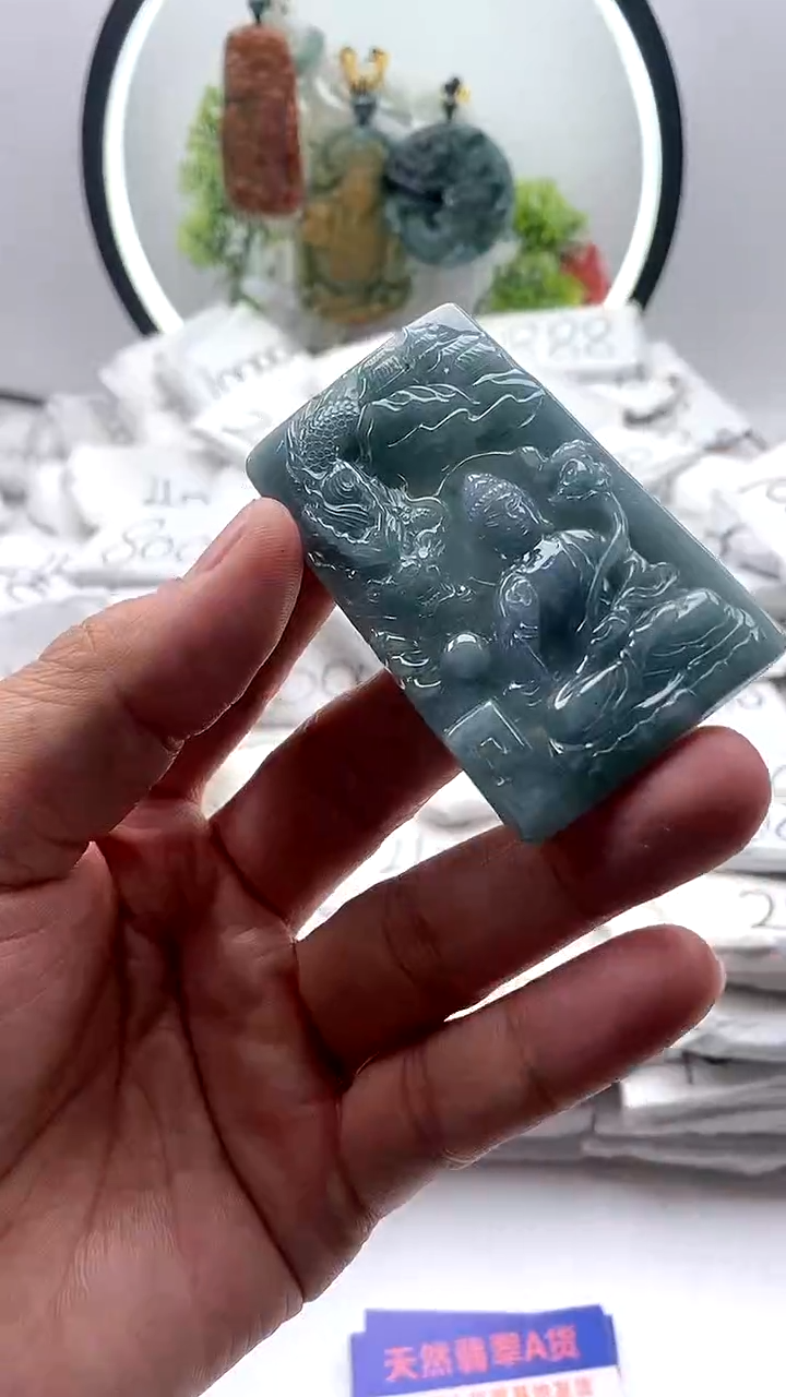 【闪购商品】翡翠颈饰未镶嵌大势至