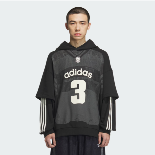 【滔搏联动】中性 IH HOODIE M 毛圈布运动连帽套头衫 KC2607
