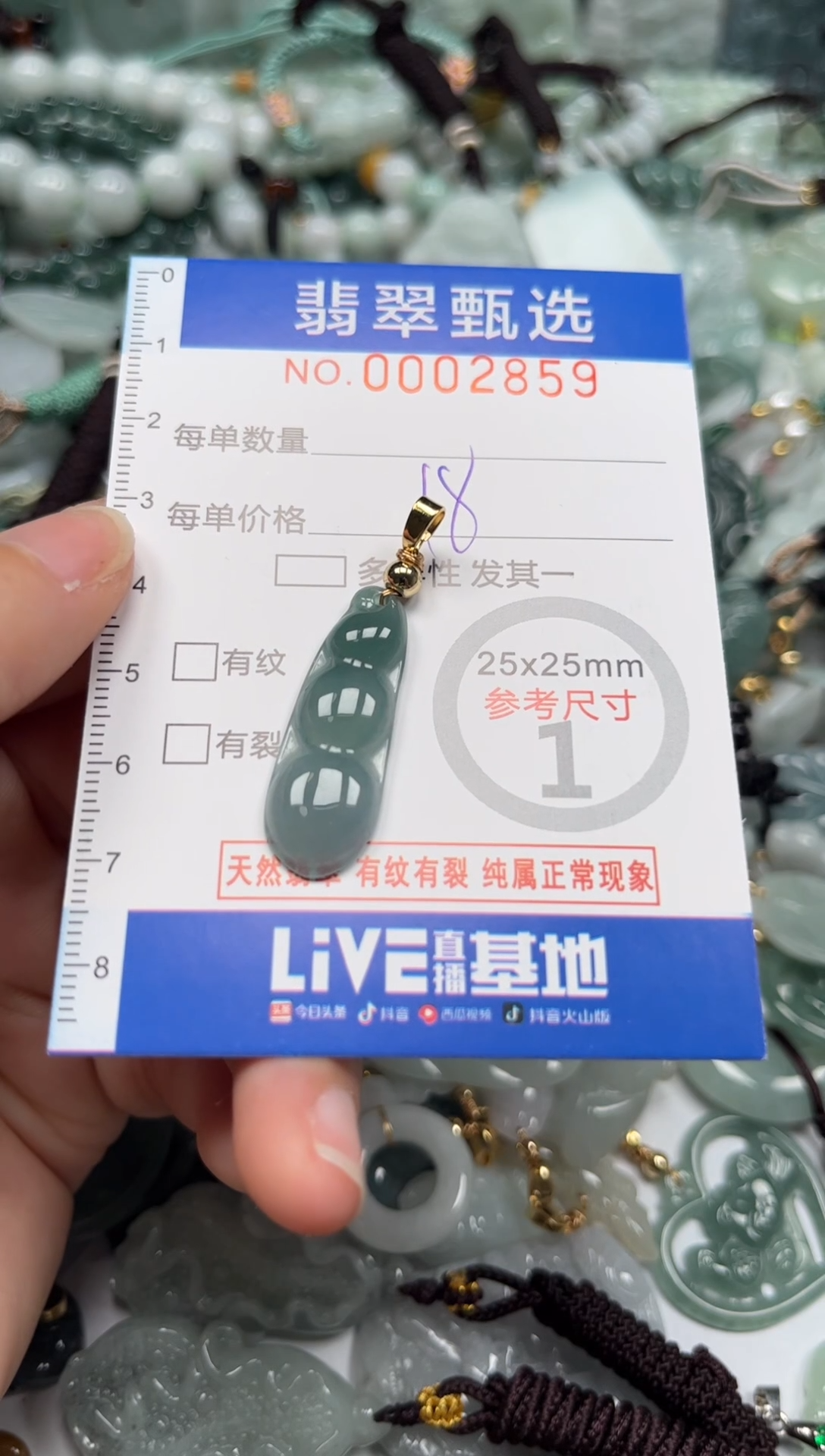【闪购商品】翡翠颈饰未镶嵌00..2859