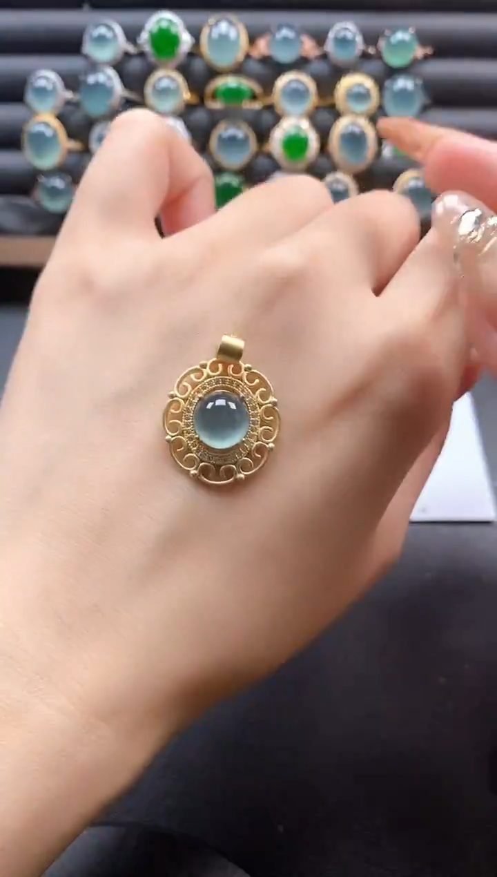 未镶嵌戒指翡翠52111