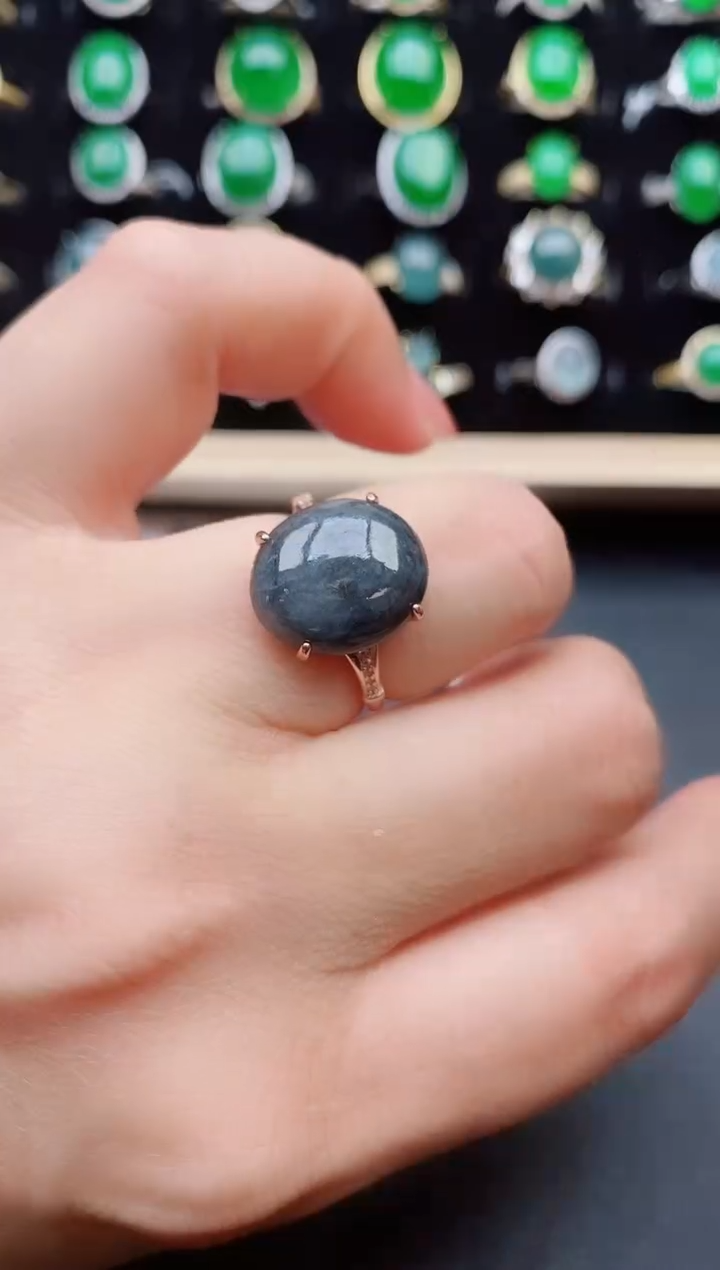 【闪购商品】翡翠戒指银S925镶嵌121212