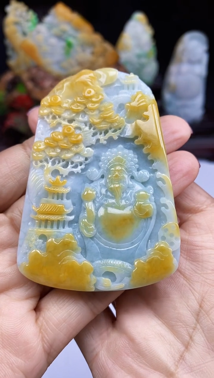 【闪购商品】翡翠颈饰未镶嵌翡翠A货