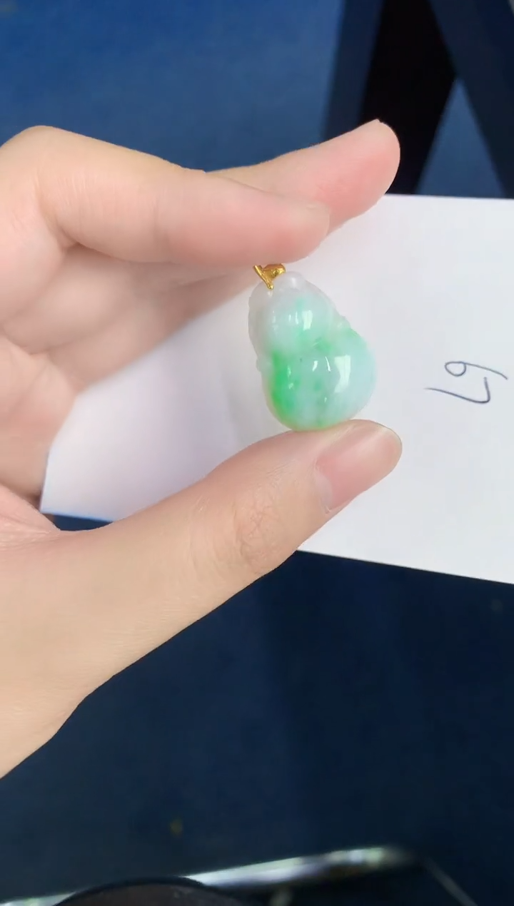 【闪购商品】翡翠颈饰18K金镶嵌000000000