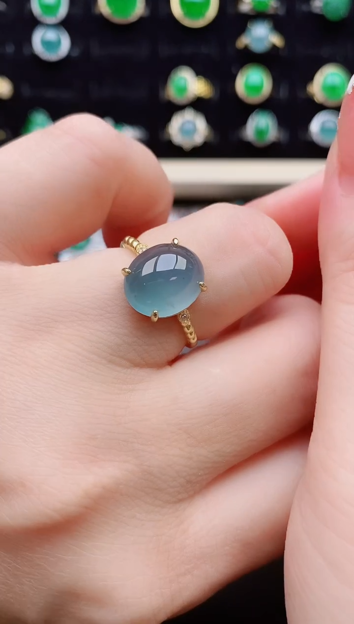 【闪购商品】翡翠戒指银S925镶嵌121212