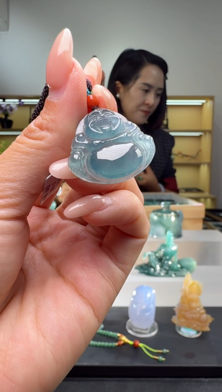 吊坠(不含链)未镶嵌翡翠佛公（多样性发其一）