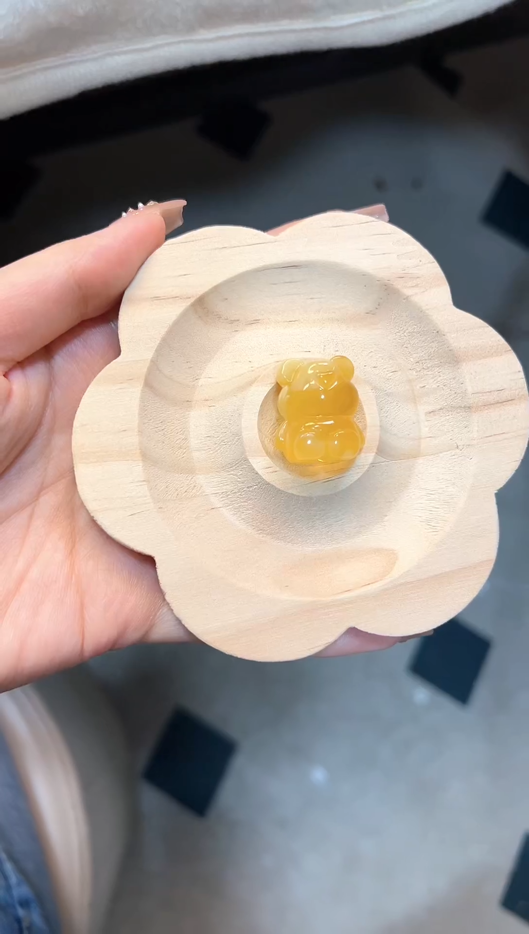 【闪购商品】琥珀珠宝奇石未镶嵌小熊