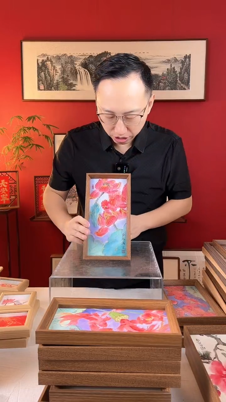 【闪购商品】国画金玉满堂14*27厘米纯手绘国画摆台