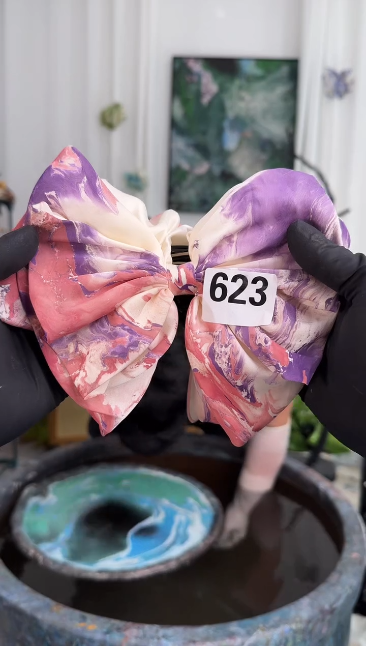 623姹紫嫣红三层蝴蝶抓夹