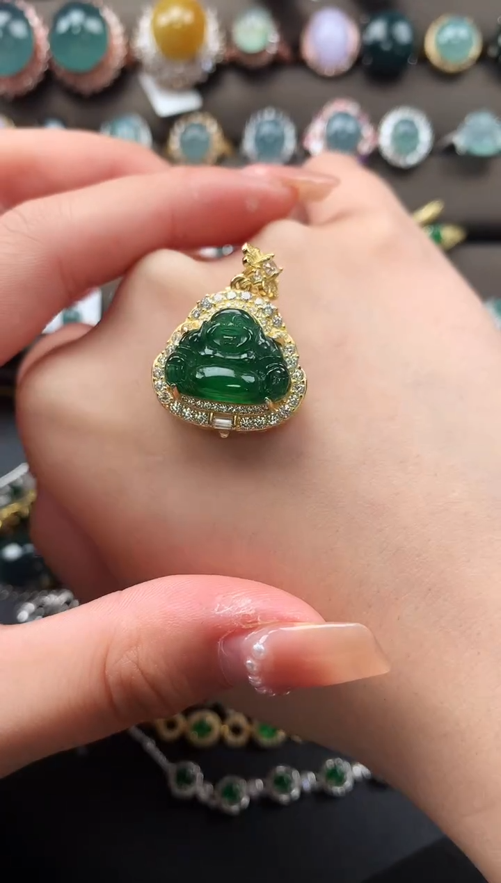 【闪购商品】翡翠戒指银S925镶嵌541241