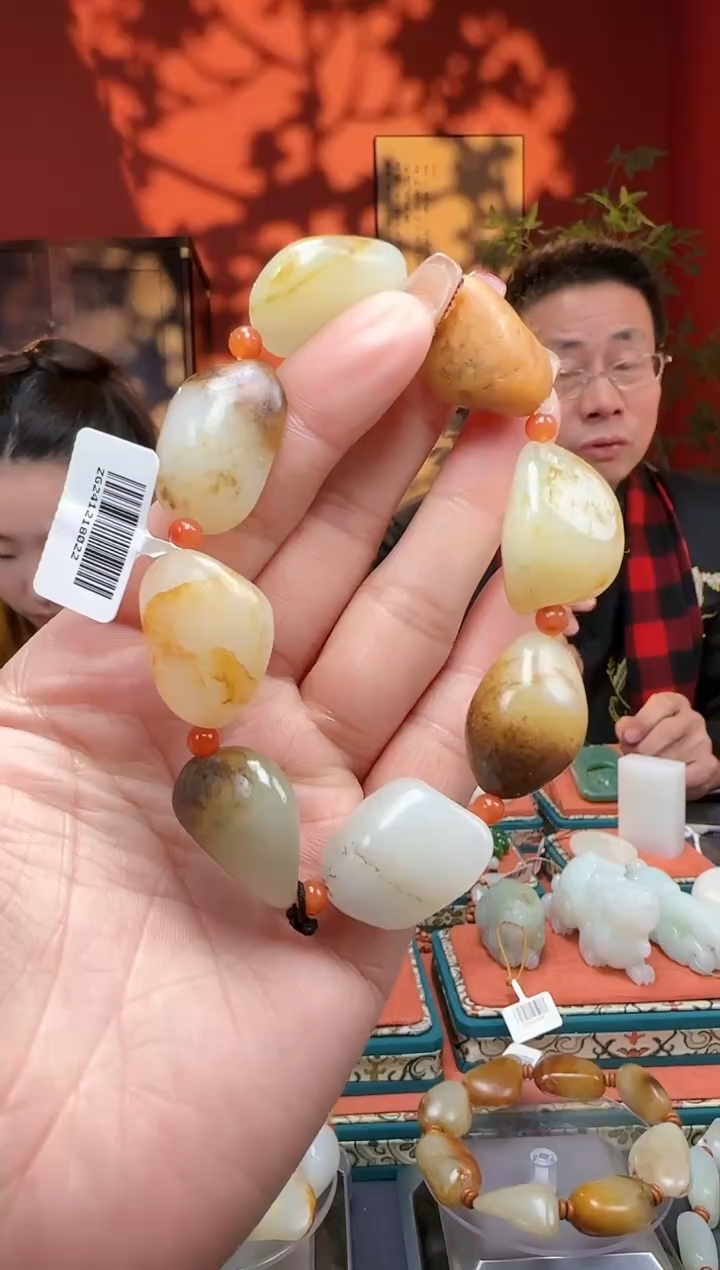 【闪购商品】和田玉手串未镶嵌手串62.4克