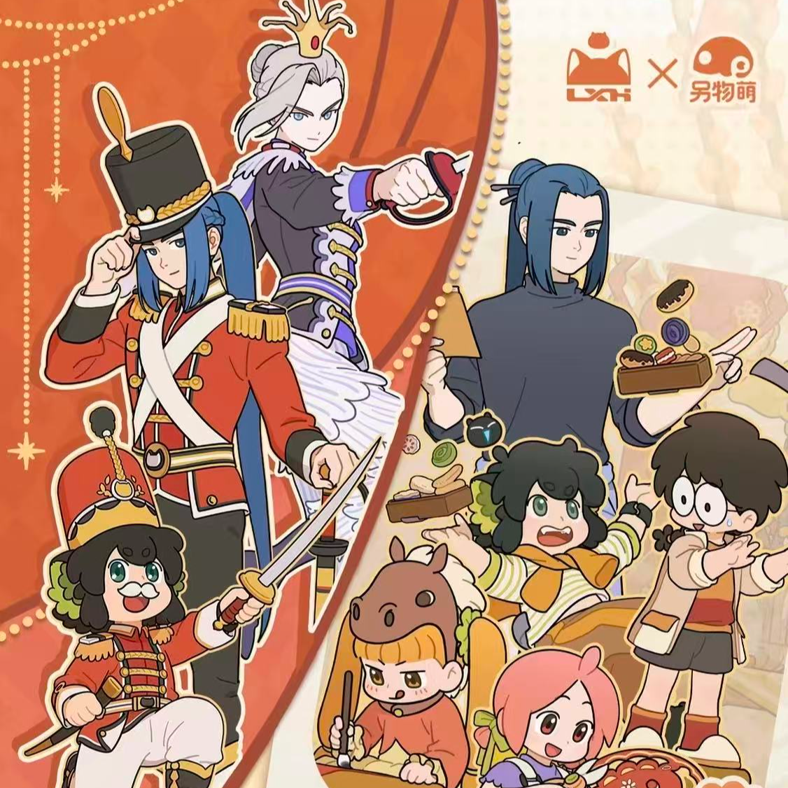 【拆盒】罗小黑新春主题快闪杯垫透卡线稿马口铁徽章动漫手办盲盒