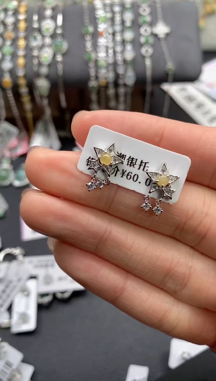 【闪购商品】翡翠戒指银S925镶嵌11111--2