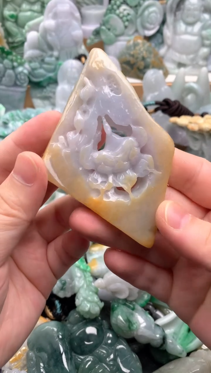 吊坠(不含链)未镶嵌翡翠1