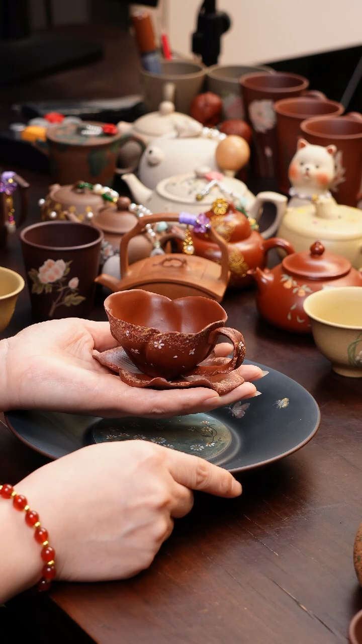 【闪购商品】原矿紫砂朱泥杯子