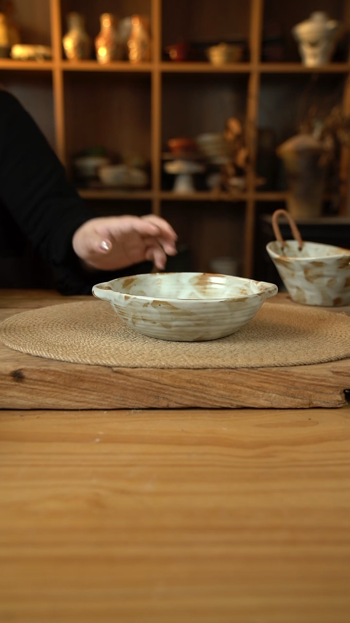 福利粉影系列的7英寸双耳盘1个