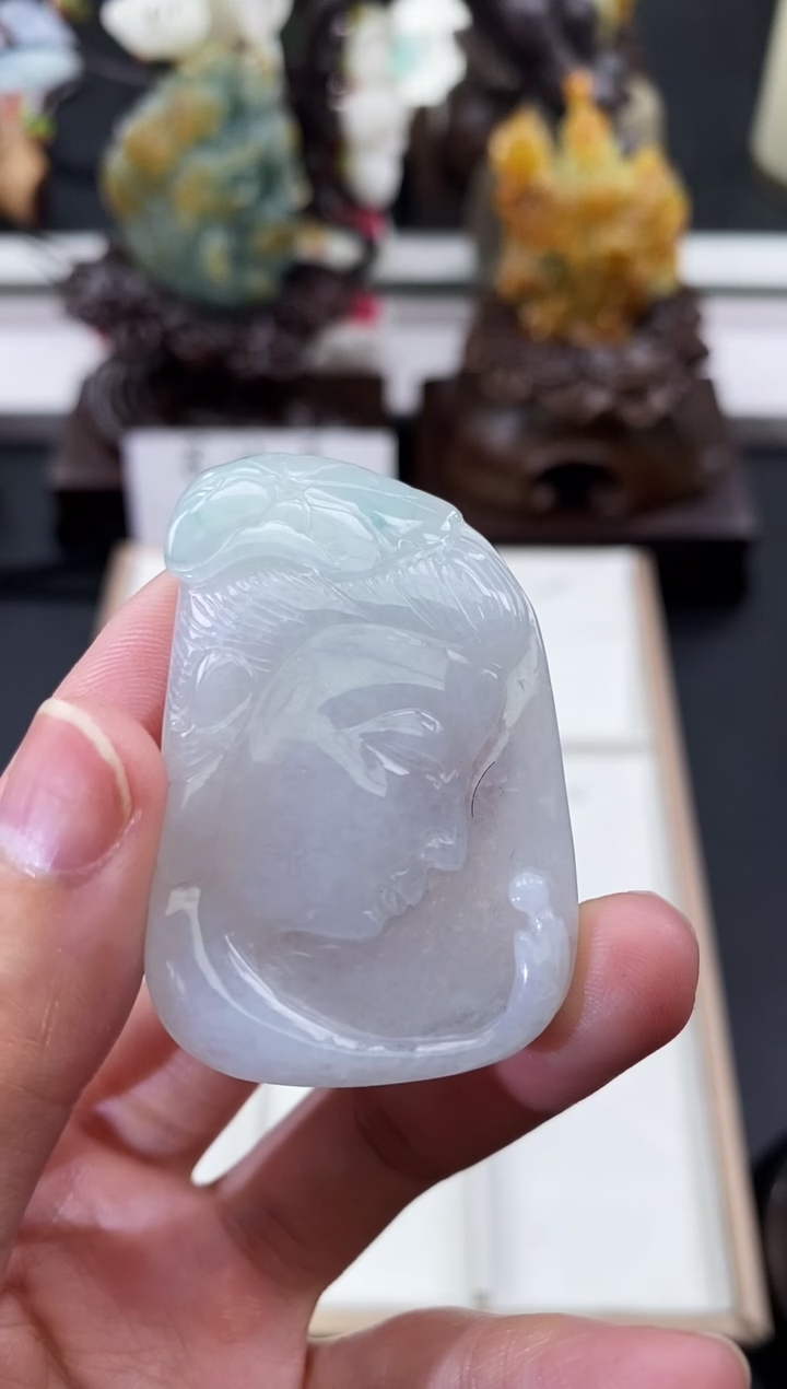 颈饰未镶嵌翡翠天然缅甸A货翡翠