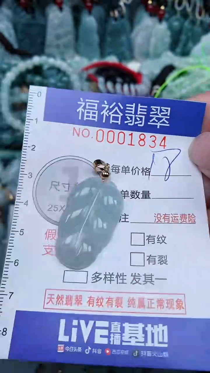 【闪购商品】翡翠未镶嵌颈饰...0001834
