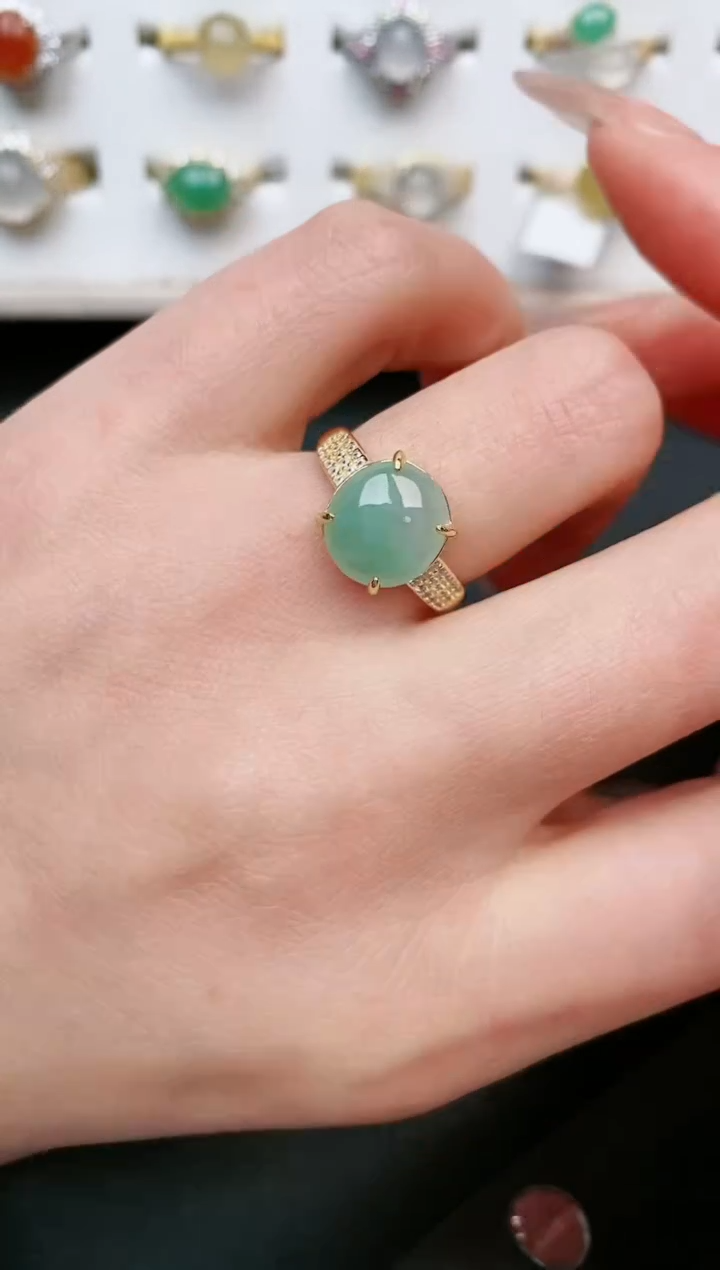 【闪购商品】翡翠戒指银S925镶嵌.....