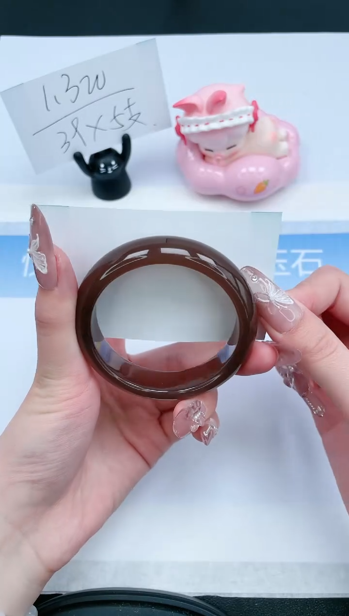 【闪购商品】石英质玉未镶嵌手镯115-54.2