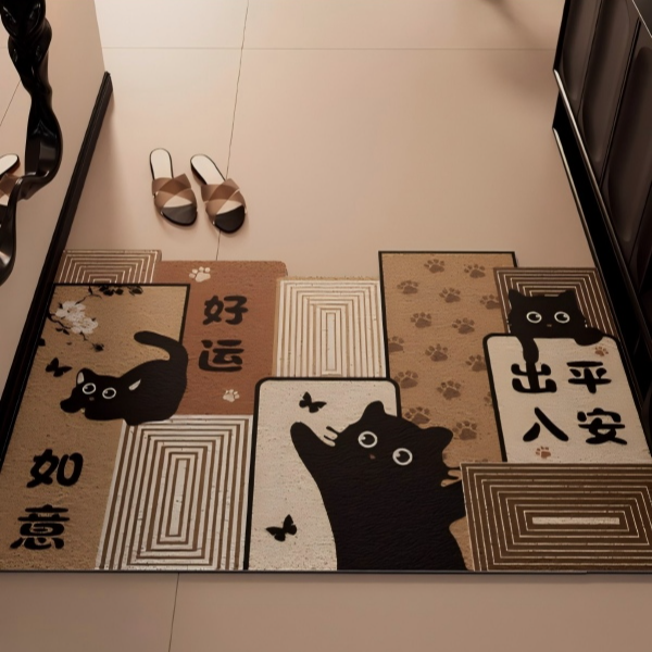 加厚入户门地垫门口进门防滑可裁剪丝圈脚垫室内外通用耐脏