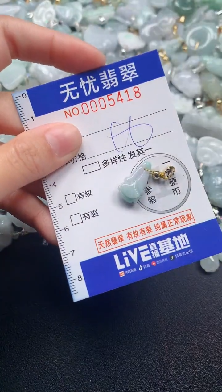 颈饰未镶嵌翡翠5418