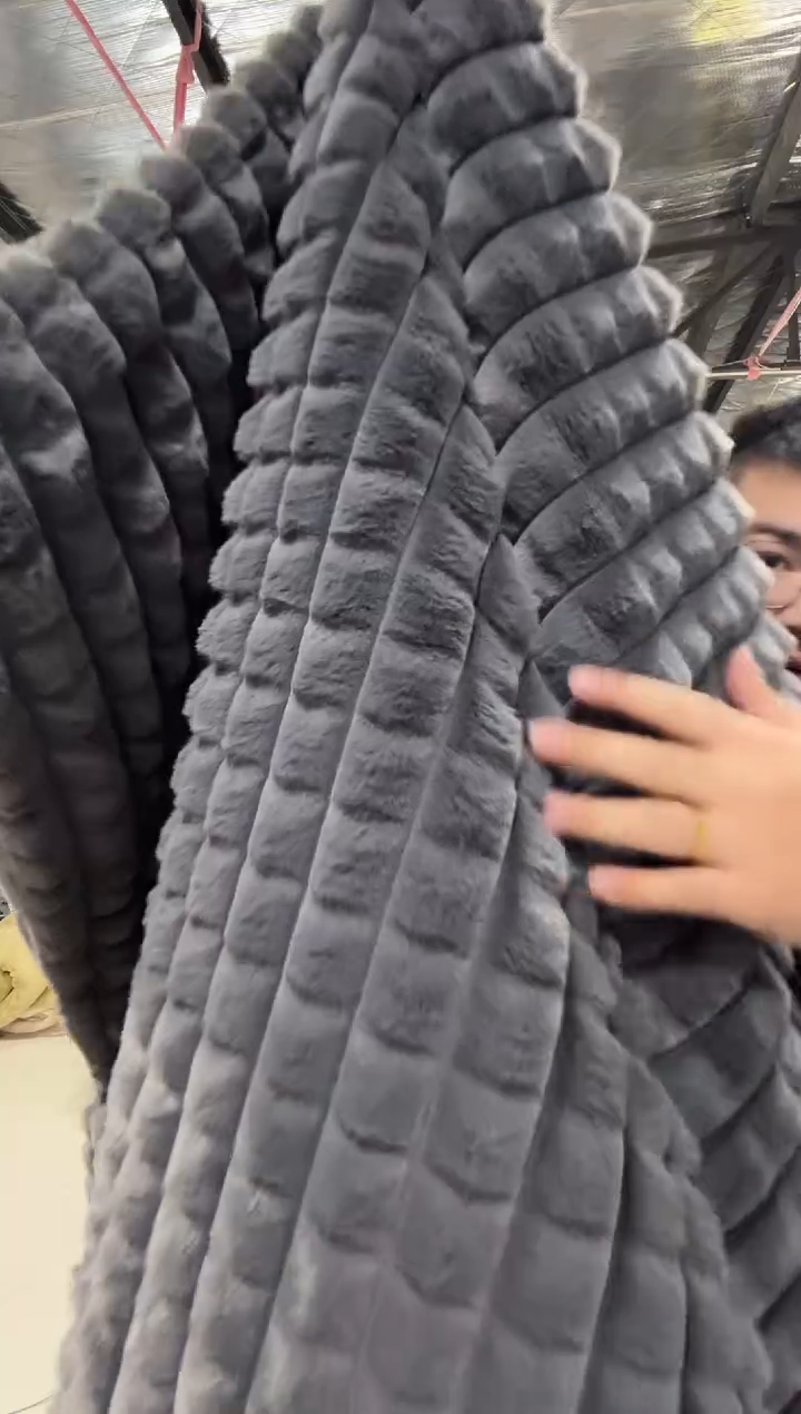 兔毛【高货兔兔被2x2.3米】外贸原单毛毯被加厚加密款巨暖和