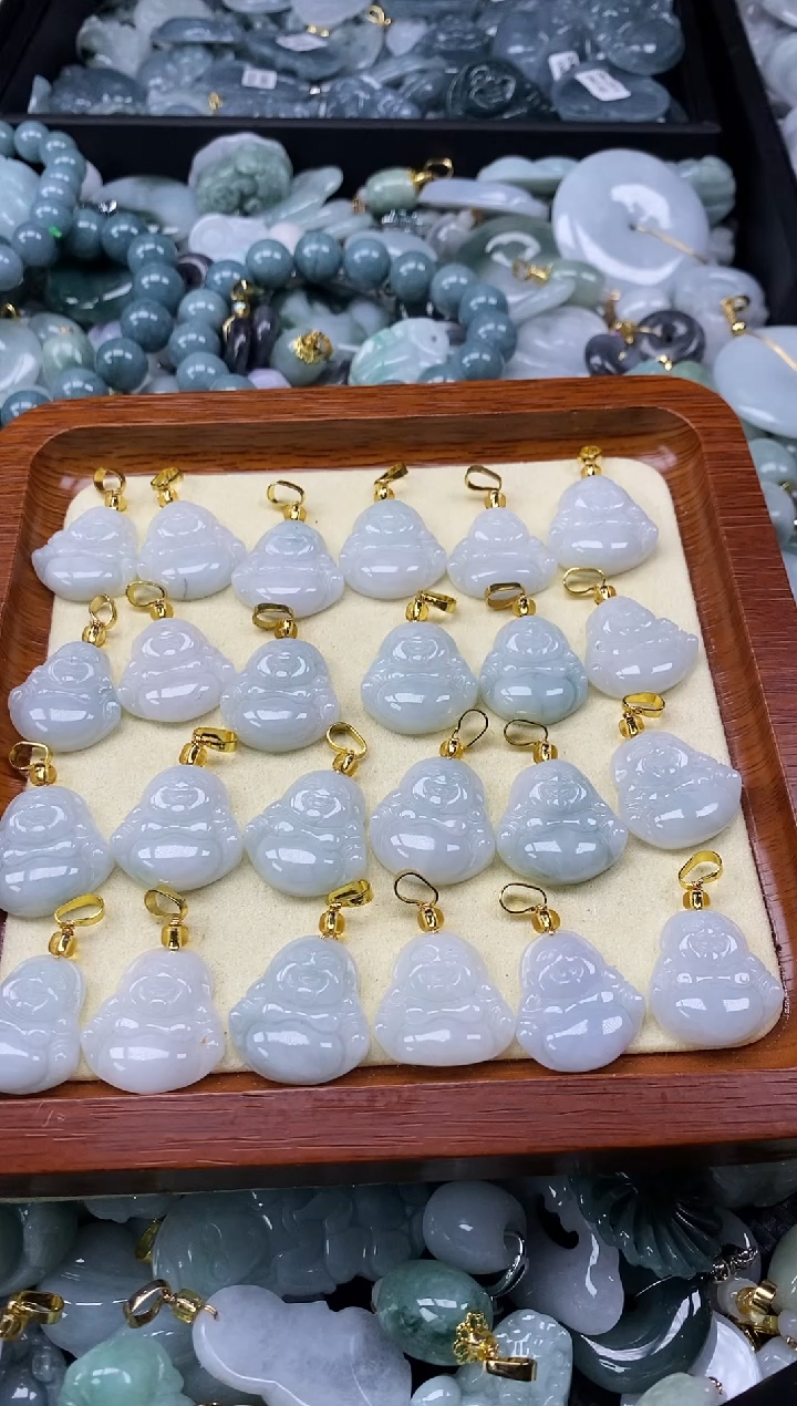 【闪购商品】翡翠颈饰未镶嵌缅甸A货翡翠09.9