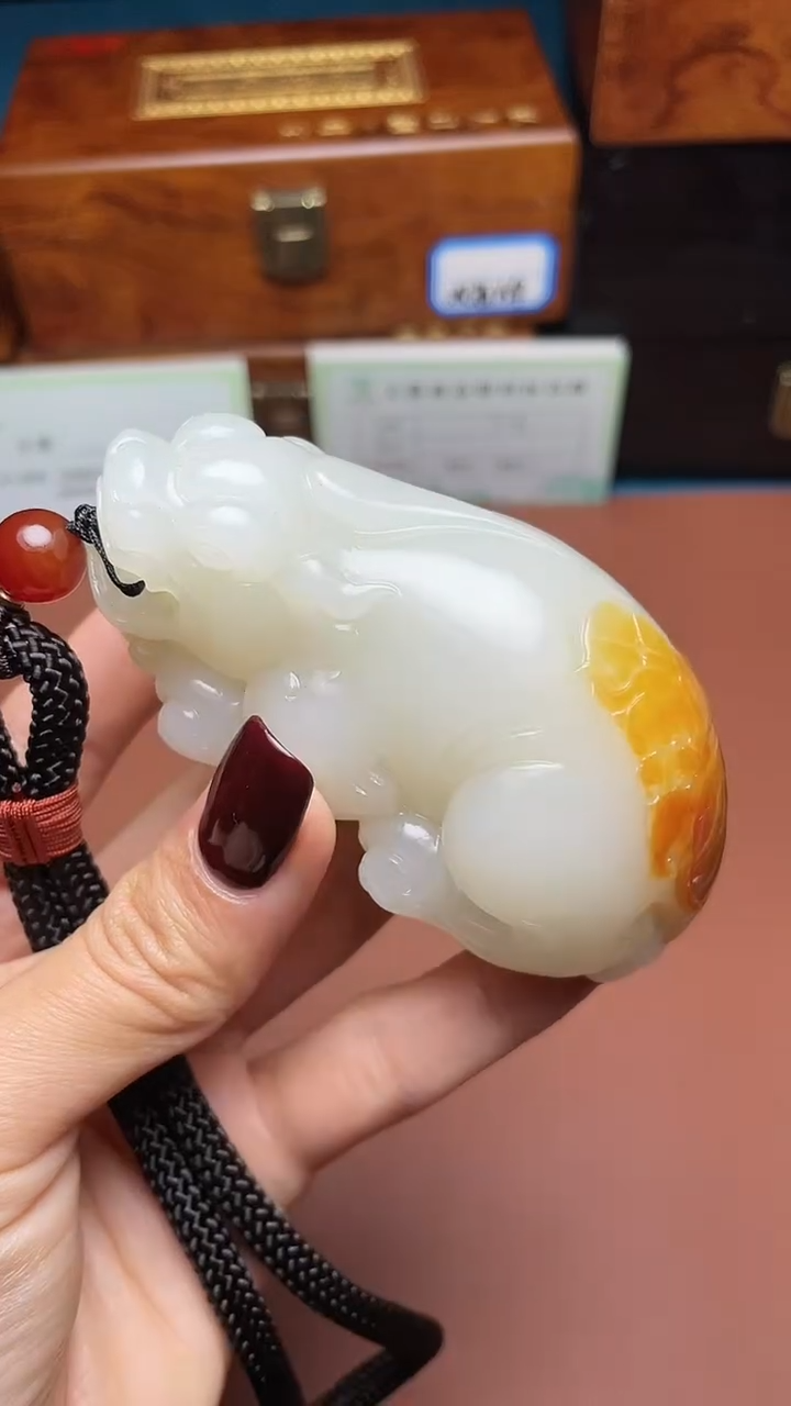 未镶嵌和田玉把件清**风和田玉