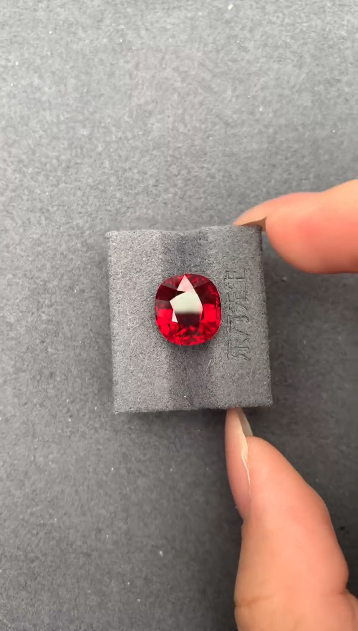 未镶嵌珠宝半成品碧玺5.7ct卢比莱 FH  定制