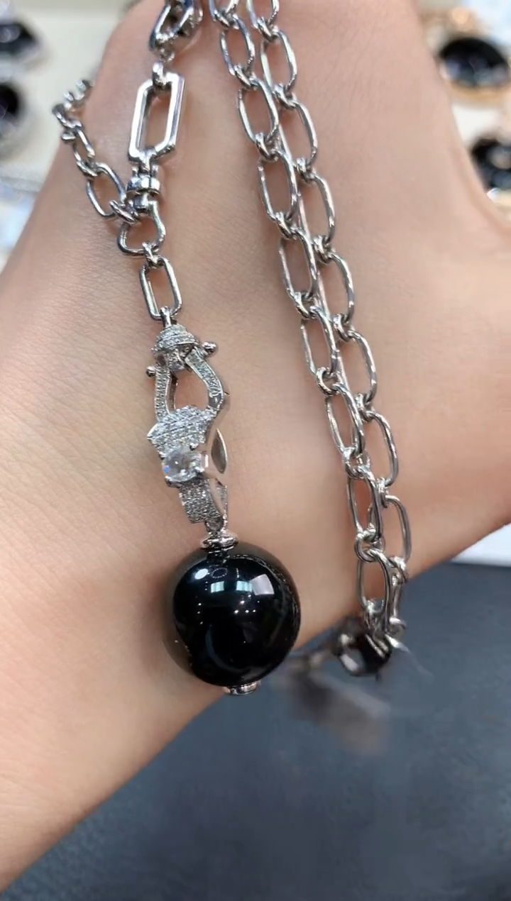 【闪购商品】翡翠套链18K金镶嵌m143不退换