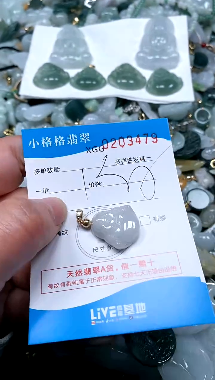 【闪购商品】翡翠颈饰未镶嵌闪购商品0203479