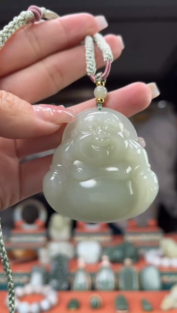 【闪购商品】和田玉颈饰未镶嵌佩佩50mm左右