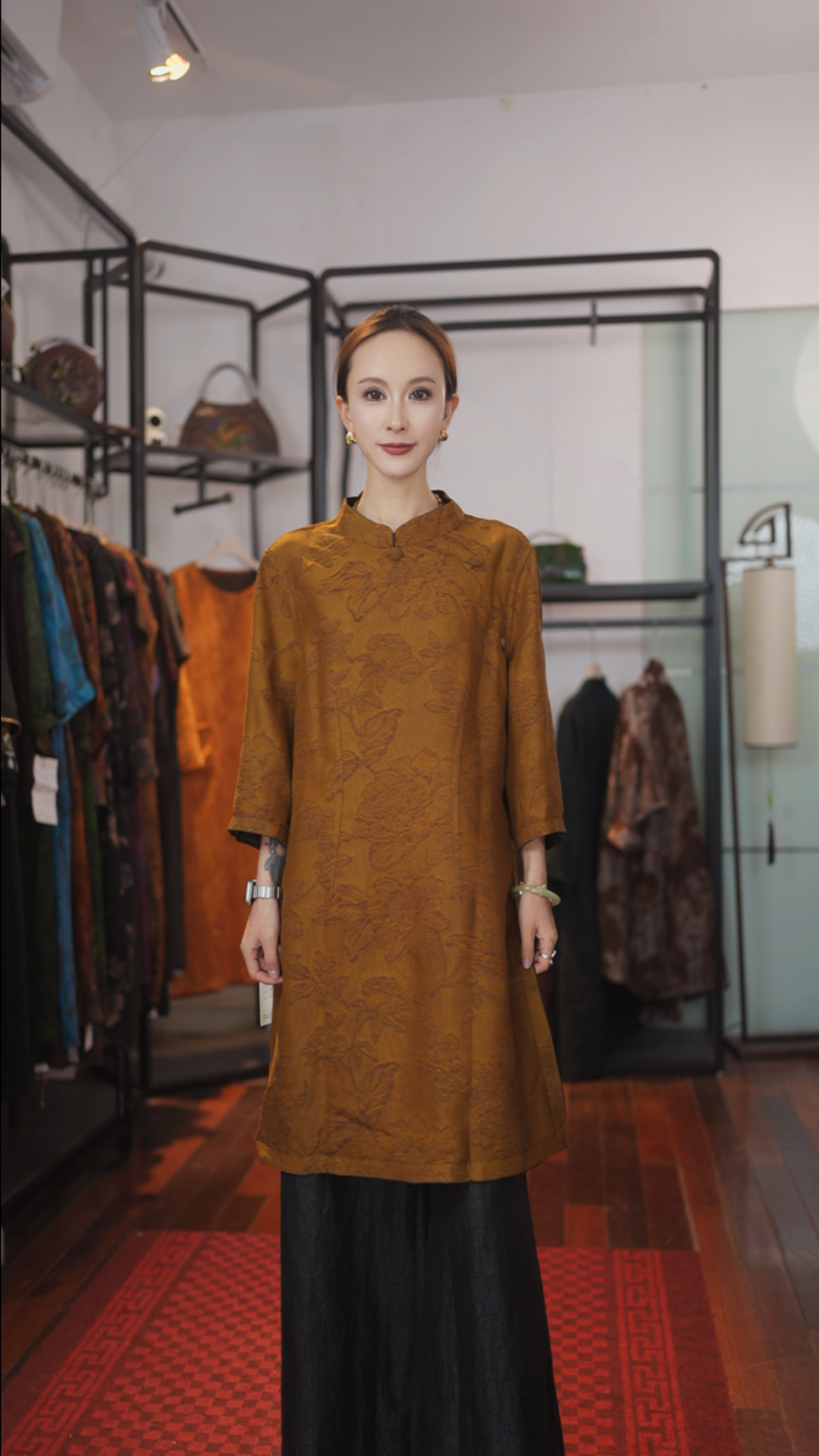 【金色流金岁月】国风新中式大气复古上衣127-50264金色流金岁月