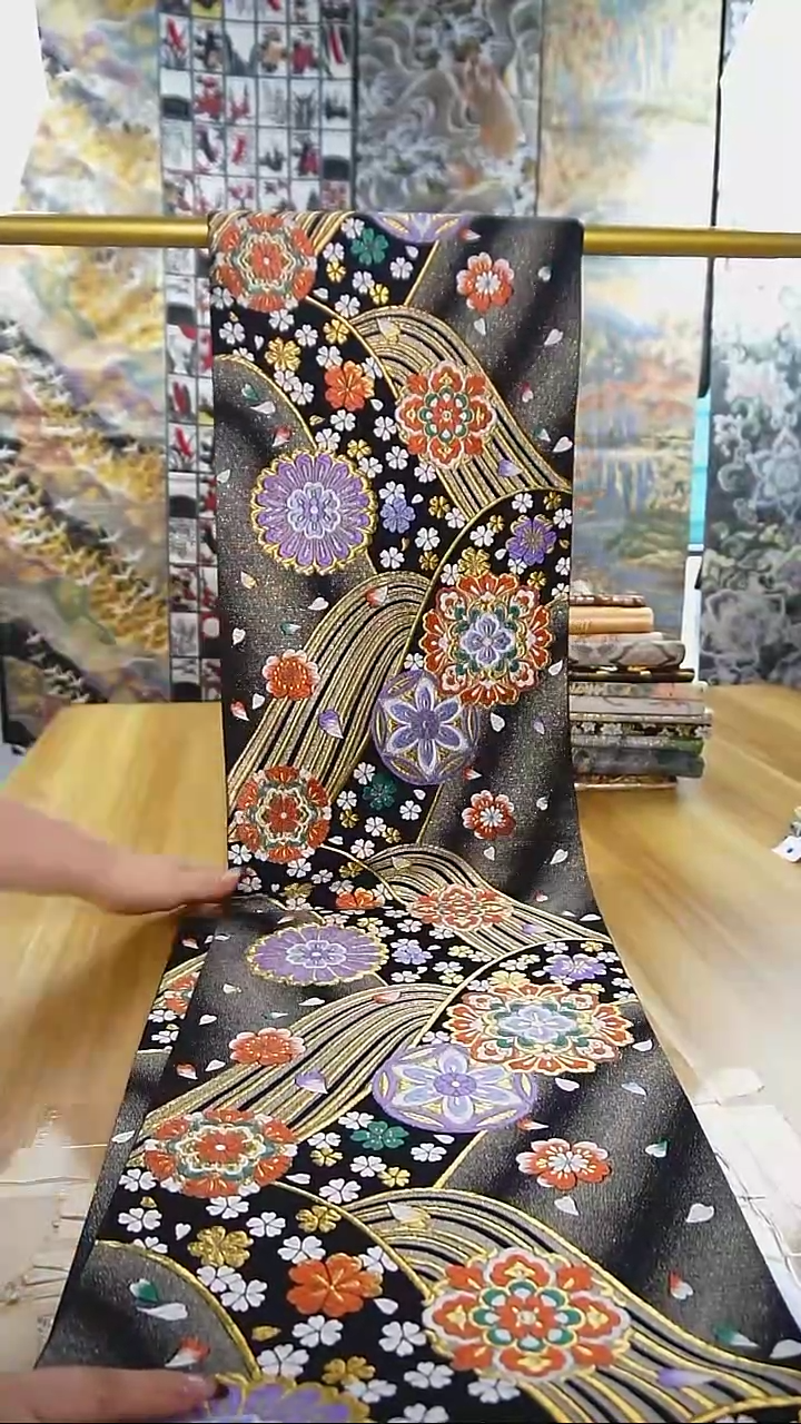 【闪购商品】织绣织锦53彩金宝相花