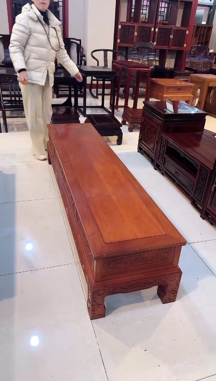 【闪购商品】缅甸花梨大果紫檀电视柜