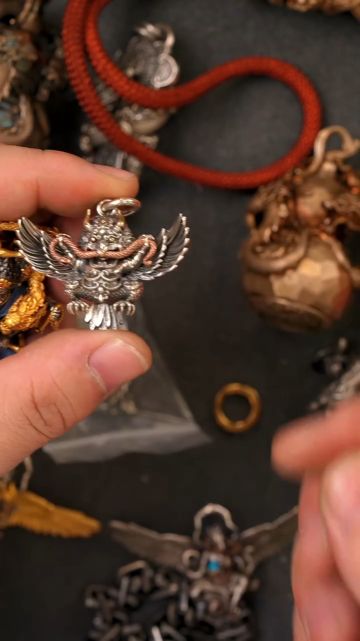 无吊坠925银大鹏鸟27g