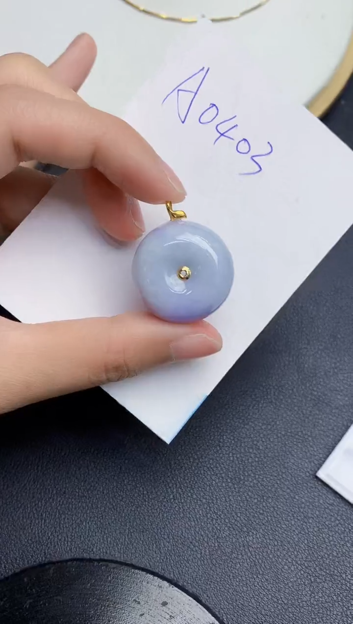 【闪购商品】翡翠颈饰18K金镶嵌000000000