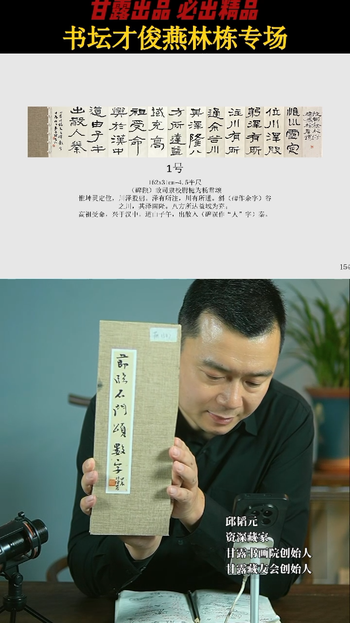 【闪购商品】书法燕林栋册页1号1547甘露美术馆