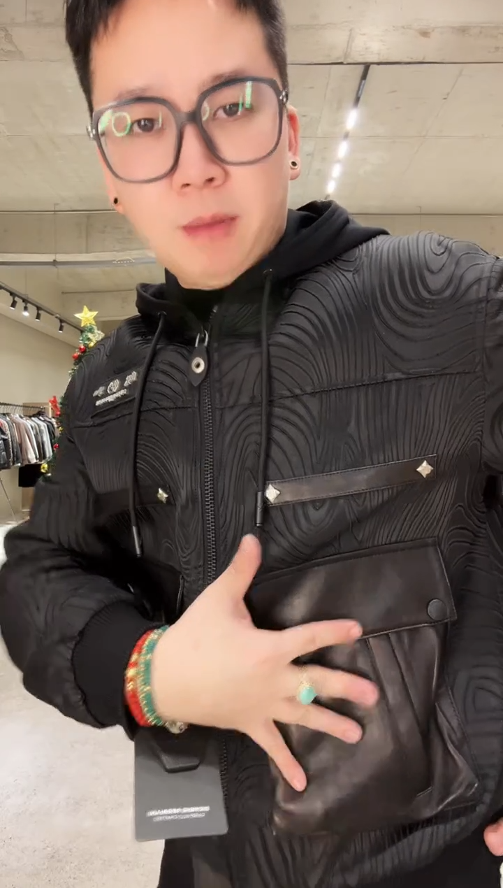 50码（120-140斤）拼皮夹克