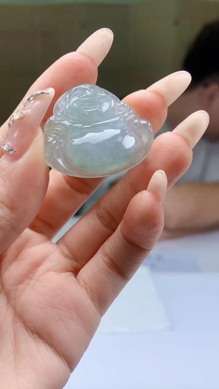 【闪购商品】定制翡翠未镶嵌4688ty-毛货挂件57