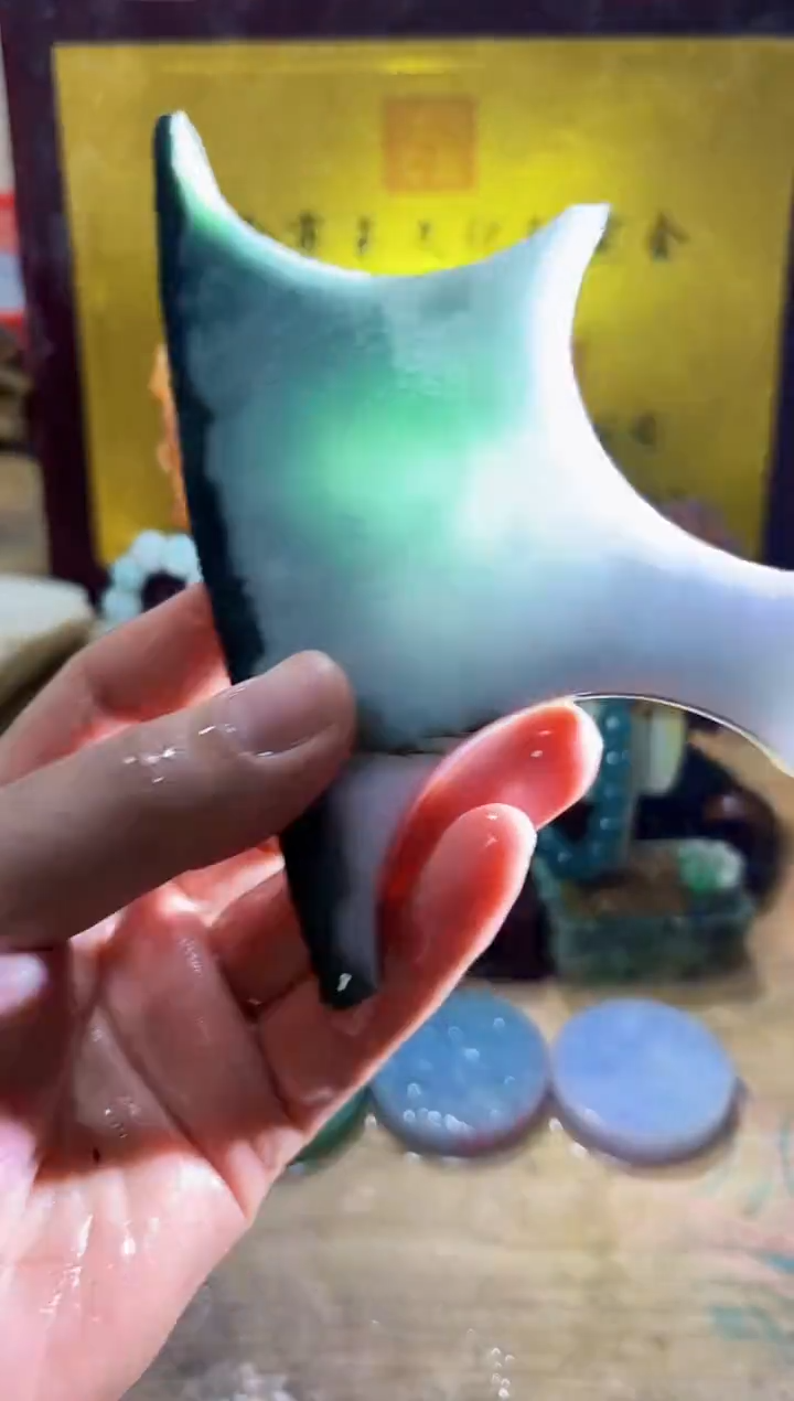 未镶嵌挂件翡翠A货常星6994