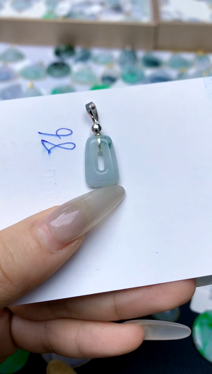 【闪购商品】翡翠颈饰合金天然A货翡翠