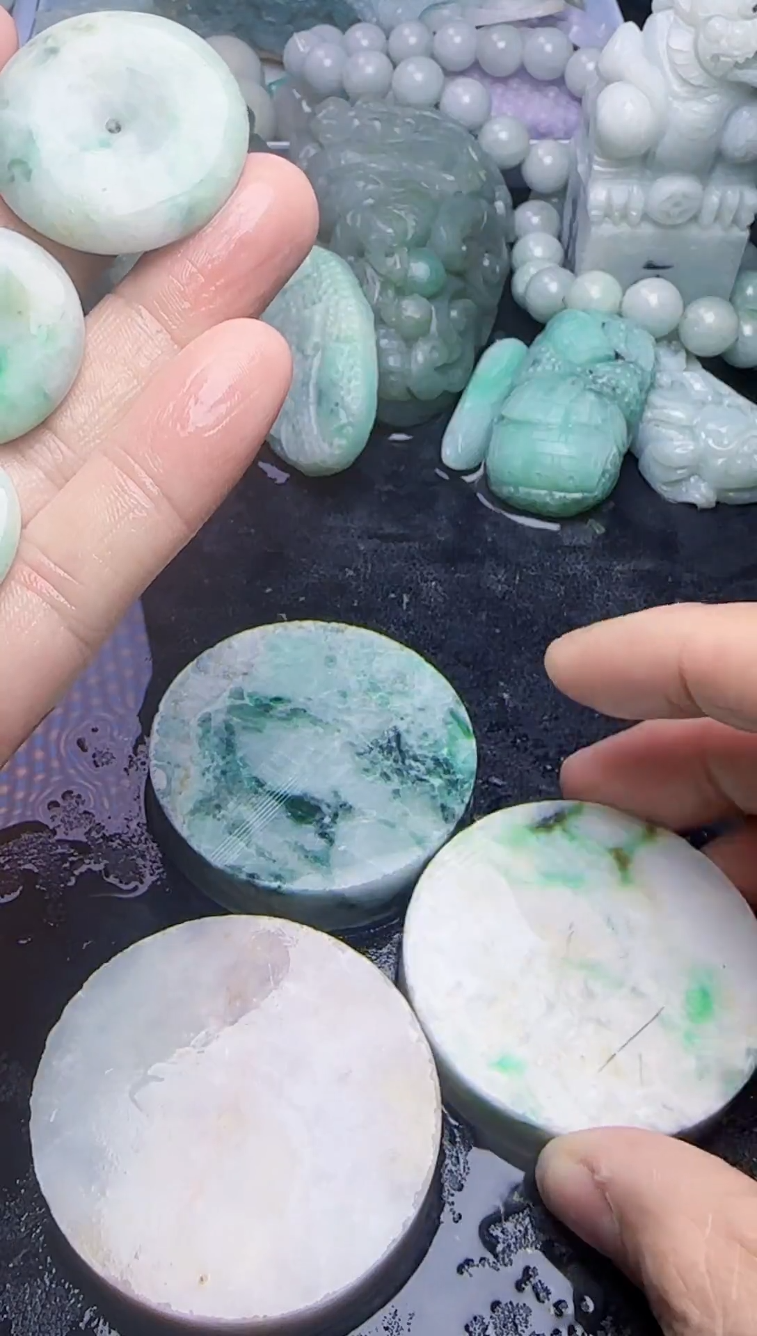 颈饰未镶嵌翡翠消***河010