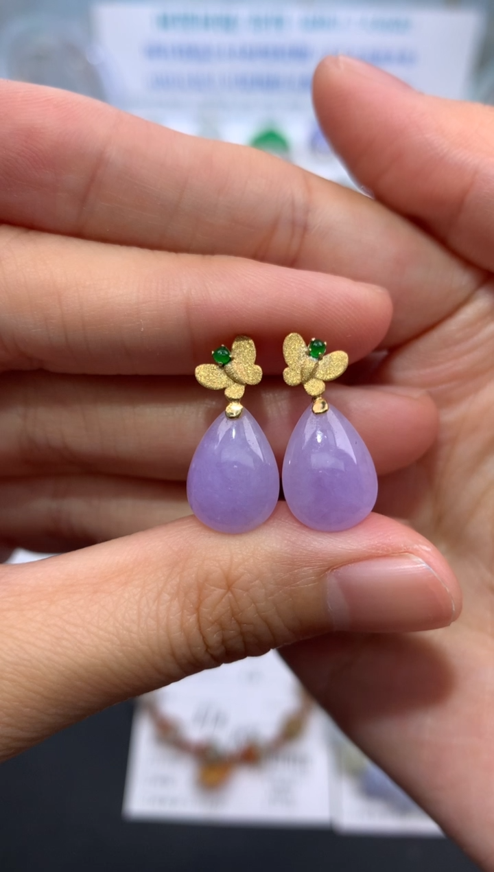 【闪购商品】定制翡翠18K金镶嵌模式推广期24小时鉴赏期