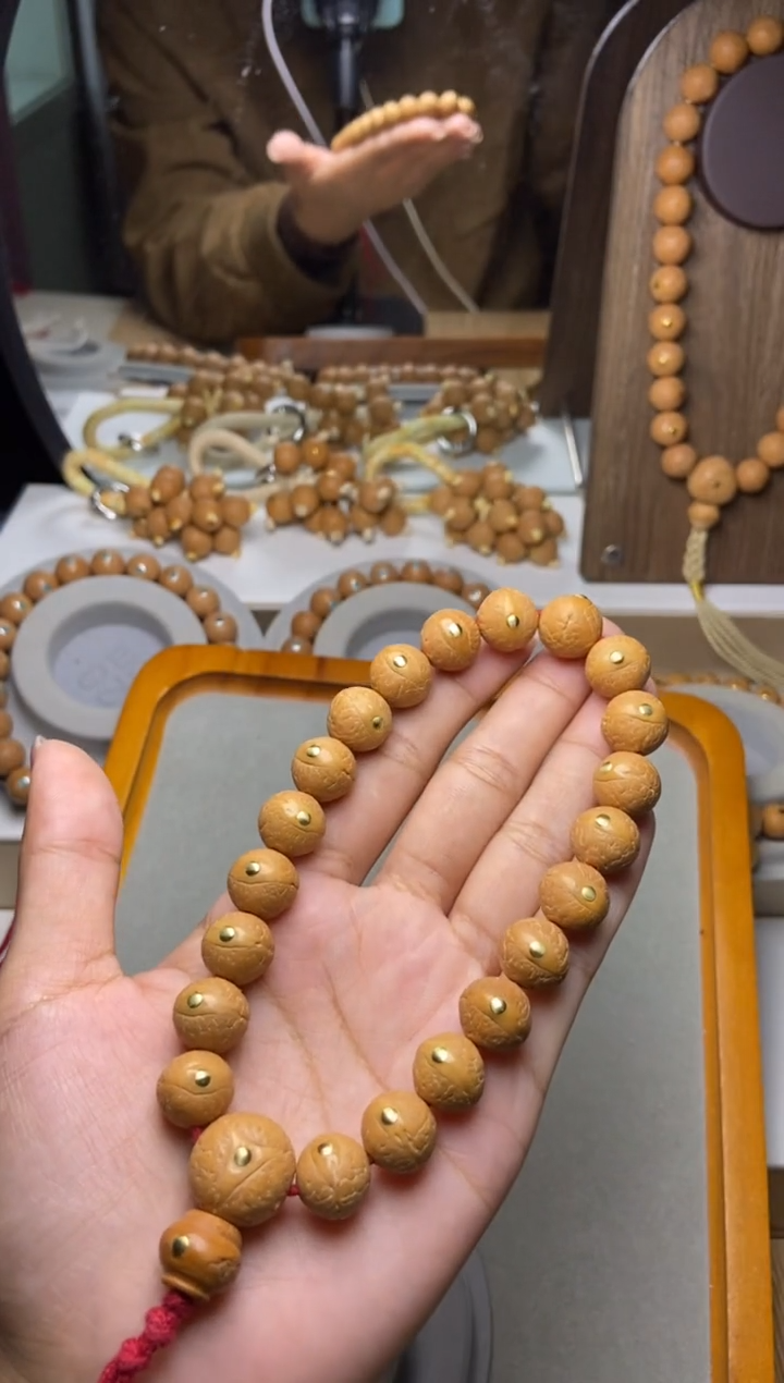 吊坠凤眼菩提12凤眼铜钉