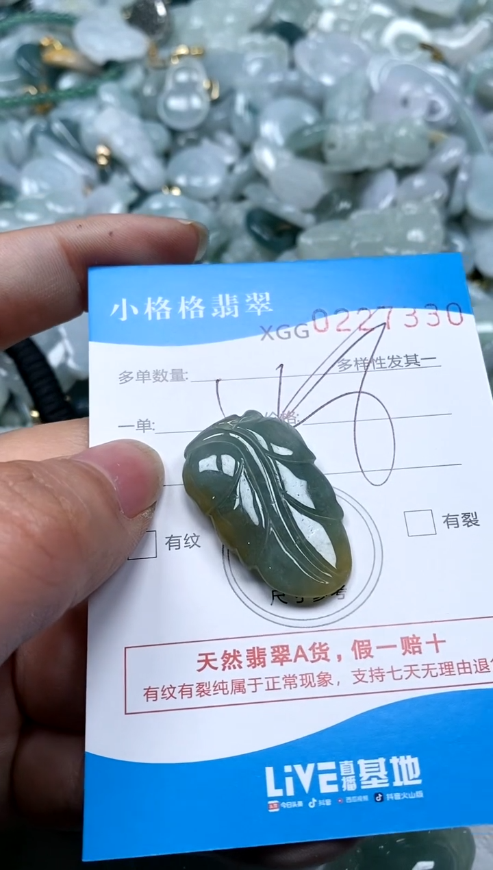 【闪购商品】翡翠颈饰未镶嵌闪购商品0227330