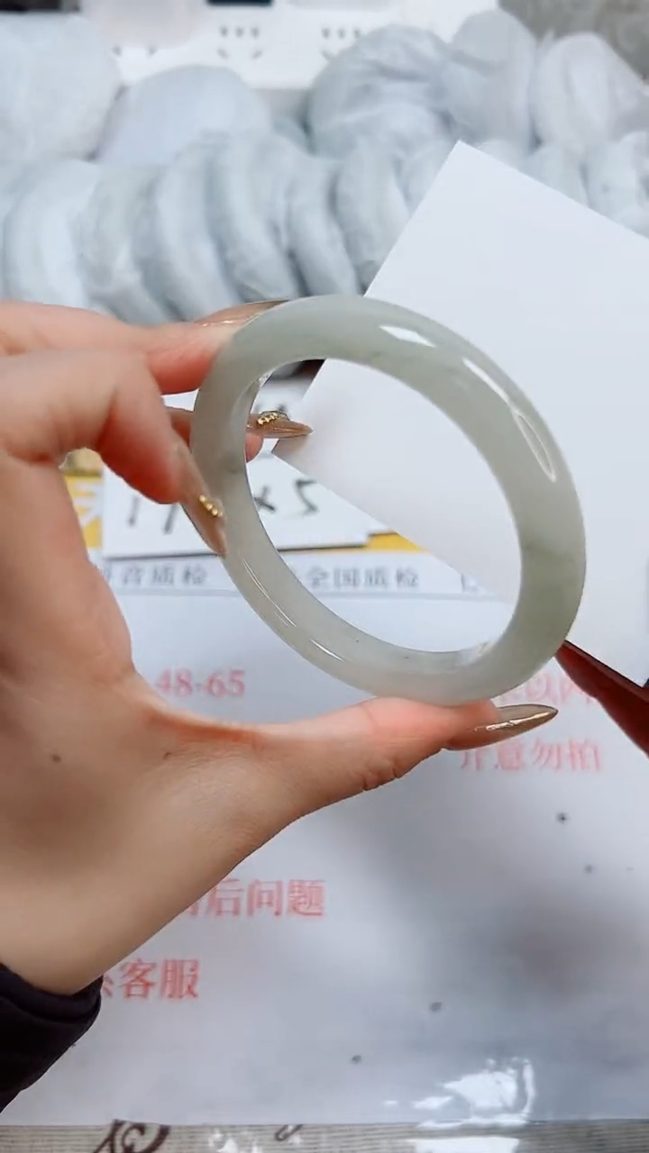 【闪购商品】石英质玉手镯合金K155-58.3