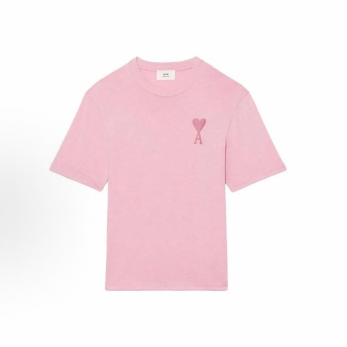 AMI PARIS爱心棉质短袖T恤 E22UTS002726