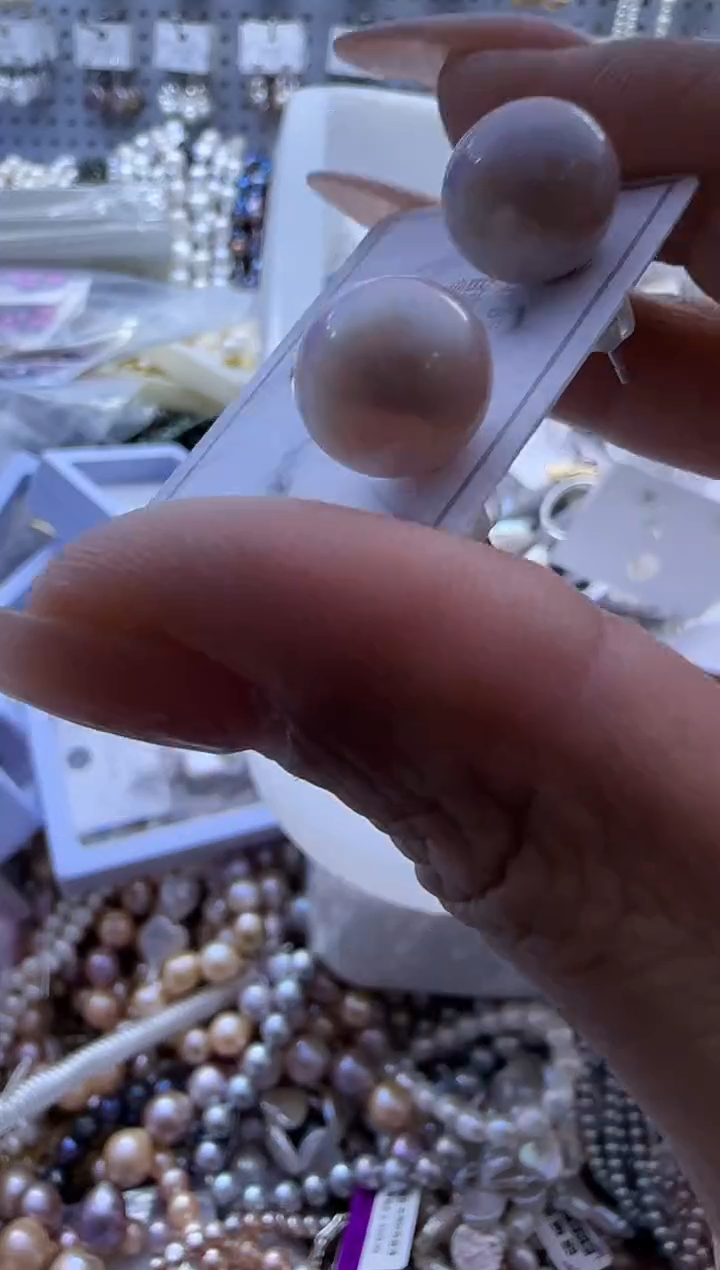 【闪购商品】淡水珍珠耳饰银S925镶嵌510