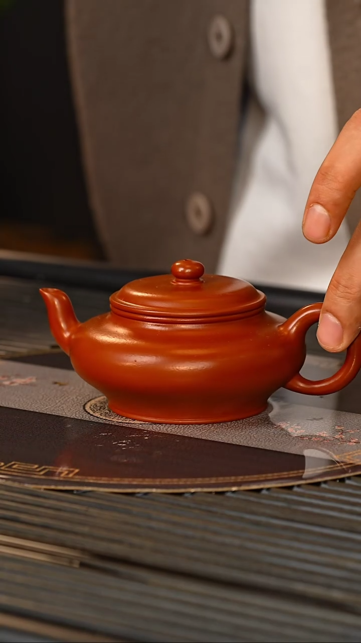【闪购商品】紫砂茶壶YJB 大红袍 虚扁